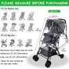 Protection pluie vent poussette en EVA