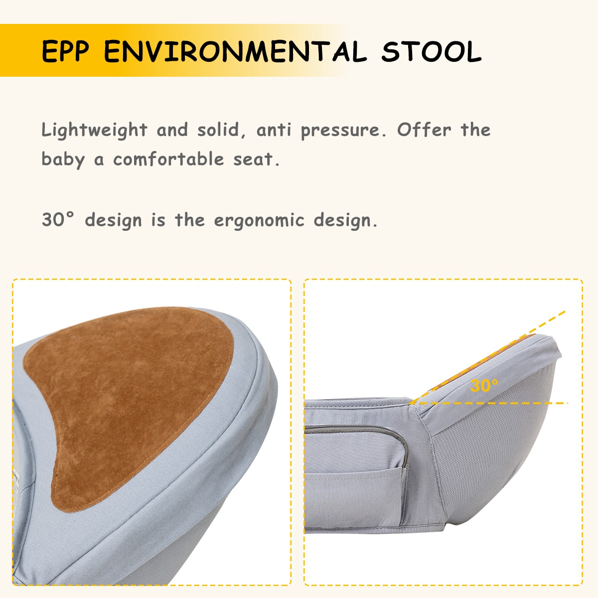 siege nourrissons couleur gris