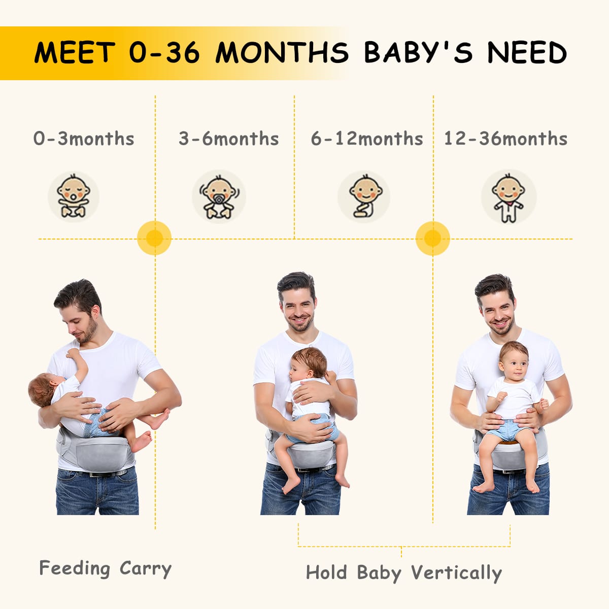 porte bebe couleur gris