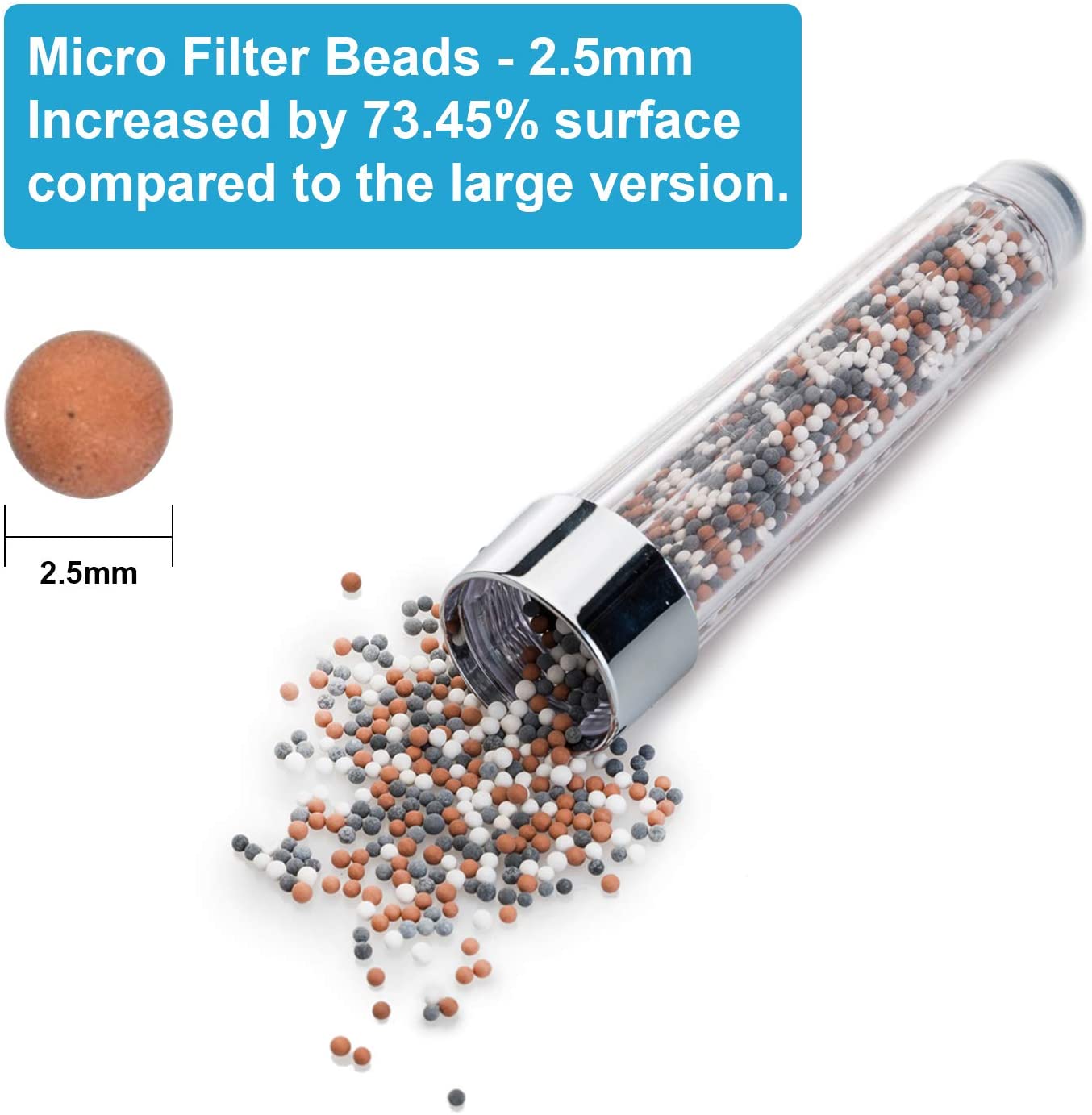 billes filtrantes pour pommeau a douche