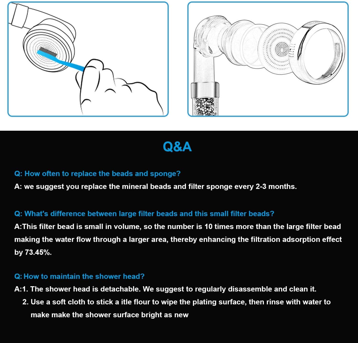 6 Entretien pour Pommeau a Douche sans calcaire Entretien facil pour Pommeau a Douche sans calcaire