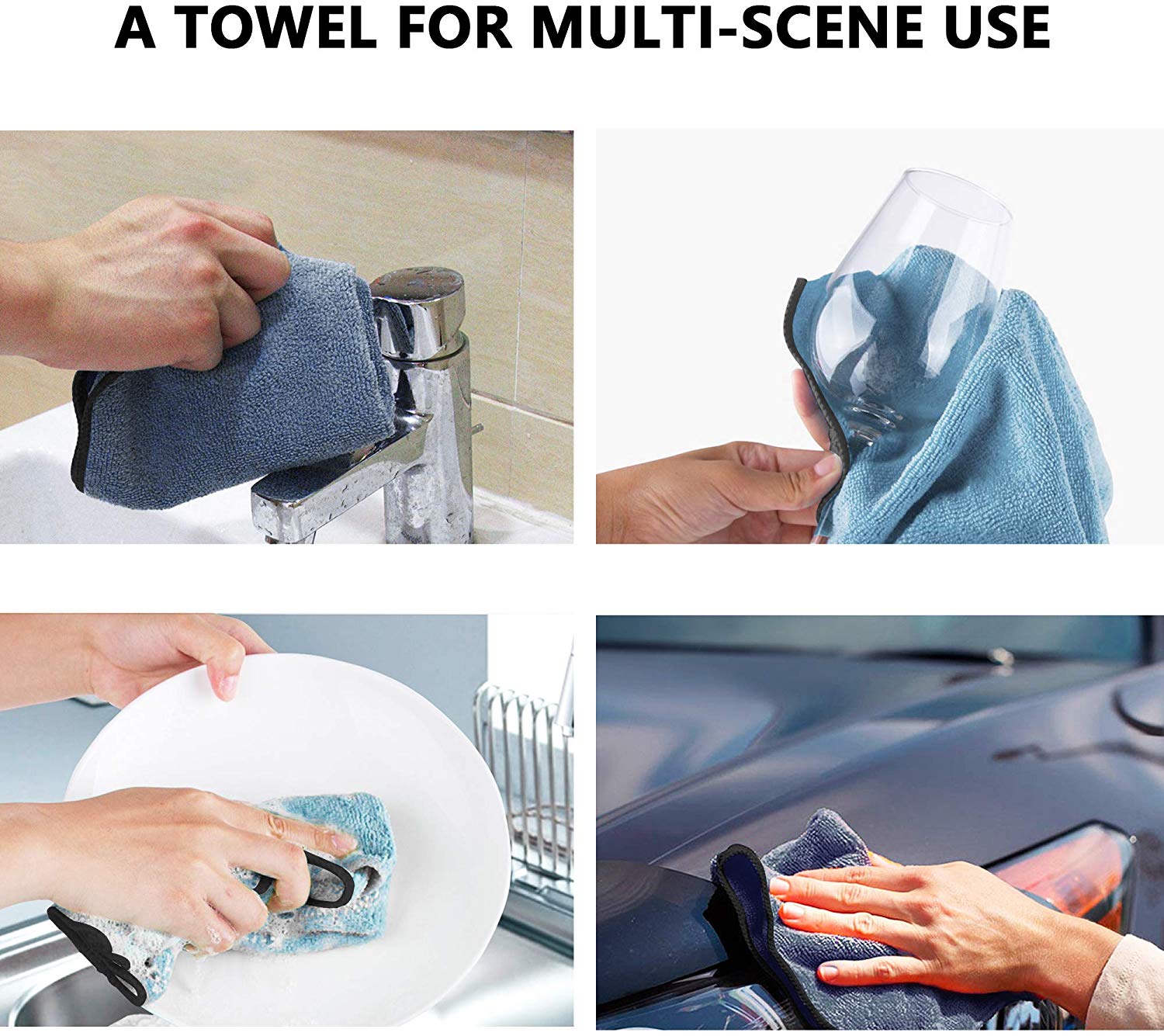 serviettes multi usages ideal maison voiture auto vehicule vitre carreau carrelage