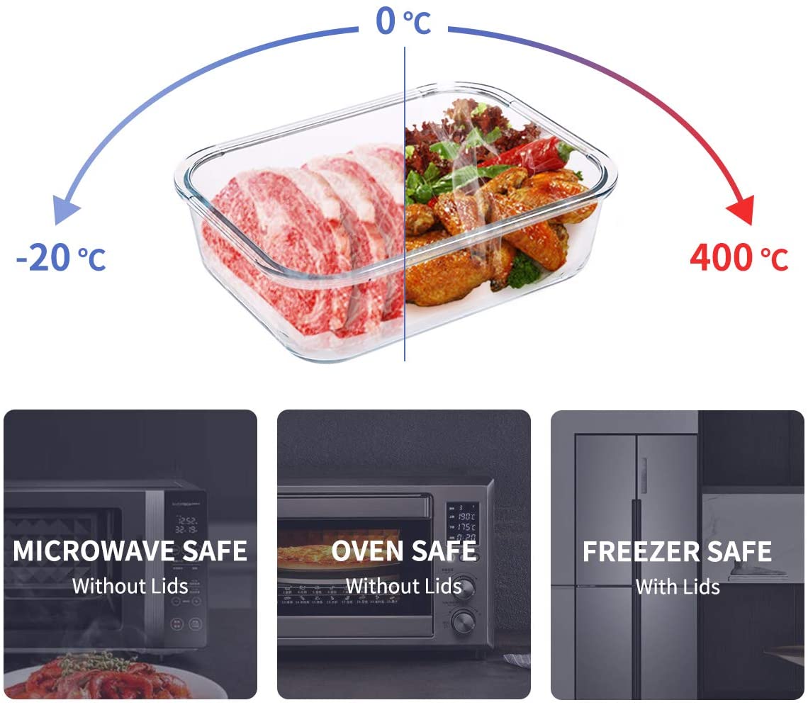 Resistance haute temperature recipient verre